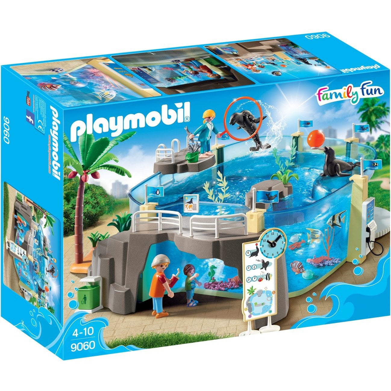 playmobil aquarium building set