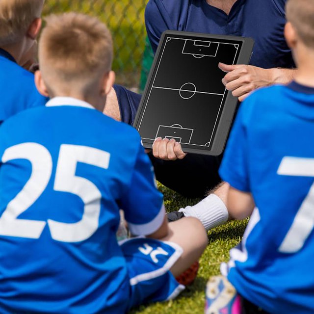 Tablero De Entrenamiento De Baloncesto De Fútbol De 15 '' Portapapeles Electrónico Pizarra De Escritura LCD Sin Papel ANGGREK AJ1032