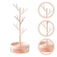 thumbnail image 4 of Miangastore Earring Tree Jewelry Display Stand Pink PP 1Pack 14.4X5.5In, 4 of 8