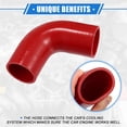thumbnail image 3 of Unique Bargains 51mm 2.01" ID 90 Degree Elbow Coupler Silicone Hose Intercooler Tube Universal for Car Engine Red, 3 of 6
