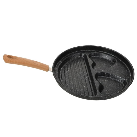 Tineasur Black Nonstick Maker with Stainless Steel Slots Design for Easy Pancake and Cooking