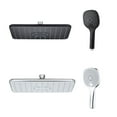 thumbnail image 4 of Shower Head Adjustable High Pressure Rainfall Showerhead High Pressure with Handheld Bathroom Bathing Water Sprinkler, Type 1, Black, 4 of 7