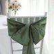 thumbnail image 4 of BalsaCircle 50 fajas de satén verde eucalipto para sillas, lazos, decoraciones para bodas, fundas para sillas de fiesta y banquetes, 4 of 8