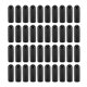 thumbnail image 1 of 100Pcs Rubber End Caps 4Mm ID PVC Round Tube Bolt Cap Cover Screw Thread Protectors Black, 1 of 5