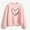 Pink, variant on Dyfzdhu Autumn Winter Crew Neck Sweatshirts Women Heart Graphic Long Sleeve Pullover Sweater Blue
