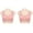 Pink, variant on Front Closure Bras for Women Womens Bras No Underwire 2-Pack Supportive Bralette Wireless Plunging Retro Full Coverage Bralettes Solid Embroidered Underwear for Lady Running M Pink