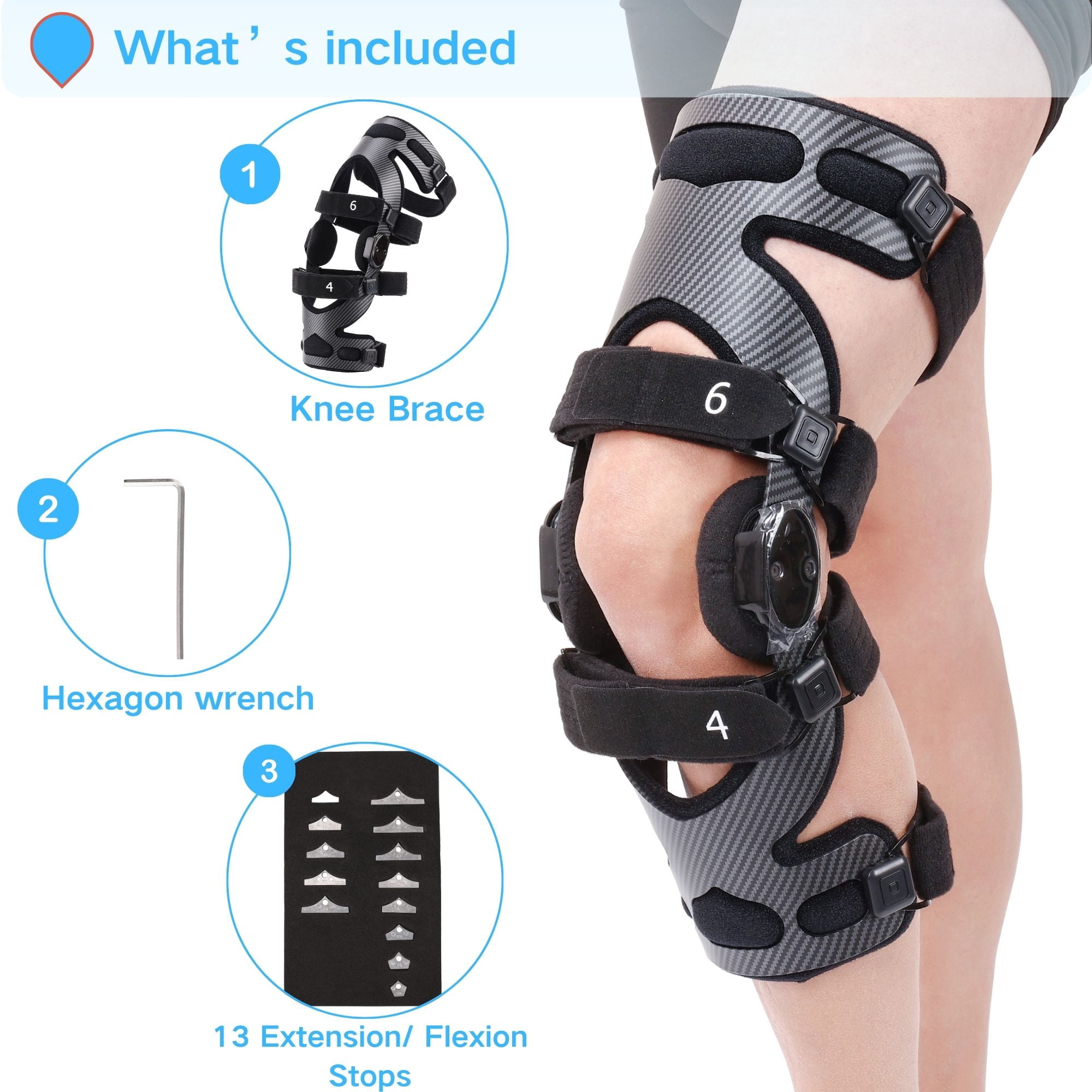 OA Unloader Knee Brace - Arthritis Pain Relief, Osteoarthritis, Bone on Bone Knee Joint Pain, Medial or Lateral Unloader Knee Brace, Knee Pain Relief for Joint Degeneration, Men & Women