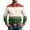 Green 03#, variant on Christmas Men's Nordic Vintage T-Shirt Snowman Printed Front Buttons T-Shirts Standard Fit Skin-friendly Long Sleeve Tops with Pocket for Xmas Party Vacation White M