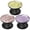 Rose Gold Yellow Purple, variant on 3 Pack Cell Phone Grip Stand with Expandable Kickstand (Not for Popsockets) - Glitter Purple