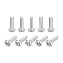 M8x30mm Torx Security Machine Screws, 10 Pack 316 Stainless Steel Pan Head Tamper Proof Screw Fasteners Bolts