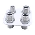 thumbnail image 3 of Conector de mamparo de CA de 4 puertos, profesional, resistente, compacto, reemplazo directo, mamparo de cortafuegos, 3 of 9