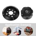 thumbnail image 5 of OUNONA Thermostat Oven Knob Black Plastic for Water Heater Use 1Set, 5 of 8
