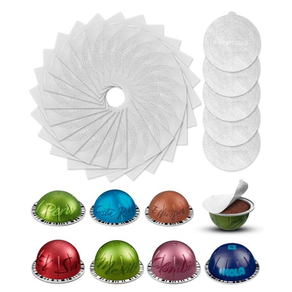 Tapas de Sellado de Papel Aluminio SWEETDEER 110 piezas 62 mm