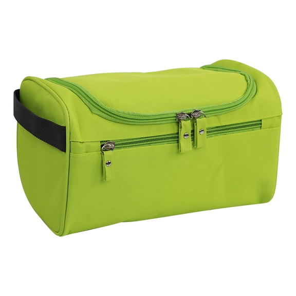 1 Pcs Portable Toiletry Bag, anging Makeup Cosmetic Organizer with Compartment–Waterproof Toiletries Case for Bathroom, Shower, Gym, Camping, Vacation 9.84 x 5.11 x 5.51"
