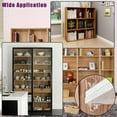 thumbnail image 7 of 20pcs Plastic Locking Shelf Support Pegs,6.9mm Shelf Pins,Self-Locking Bracket Clips,Clear Shelf Pegs for for Kitchen Cabinet Furniture Book Shelves,6.9mm Peg x 3/4" Thick Shelves, 7 of 7