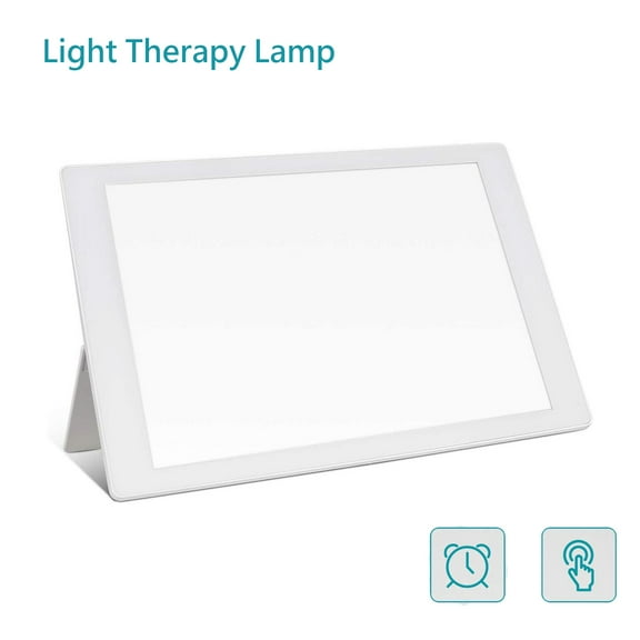 BRIGENIUS 10000 Lux Light Therapy Lamp UV-Free LED Therapy Lamp, Bright White