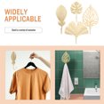 thumbnail image 2 of OFFIGAM 4Pcs Space Saving Hangers Leaf Shaped Iron Hooks for Living Room Bedroom Kitchen Bathroom Entrance Hall, 2 of 8