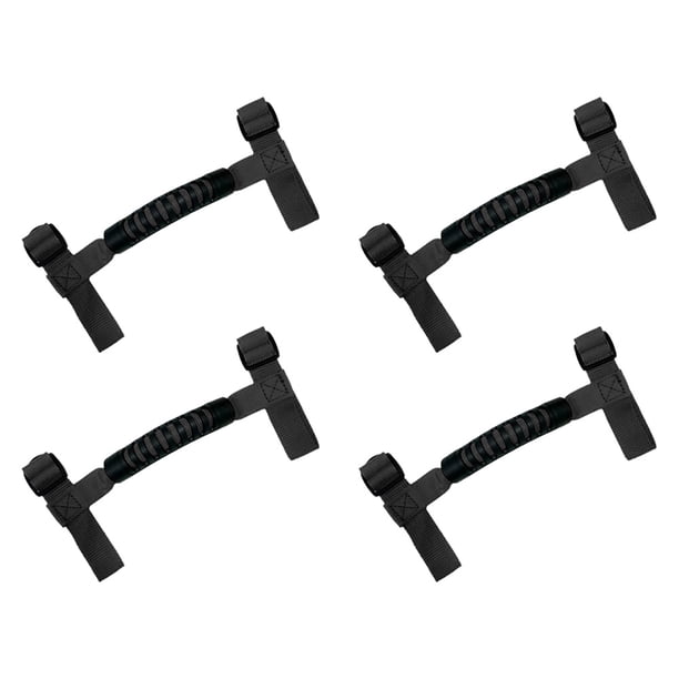 Manijas de agarre barra antivuelco Ndcxsfigh para Jeep Wrangler TJ CJ YJ JK JL 1955-2021 negro