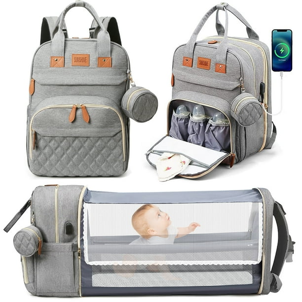 Virego Diaper Bag Backpack,Multifunctional Large Capacity Diaper Bag