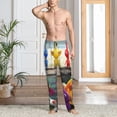 thumbnail image 6 of Lsque Pikmin Print Men's Pajama Pants, Lounge Pant - Comfortable Home Wear,Elastic Waistband, Stylish Design-Large, 6 of 9
