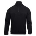 thumbnail image 1 of Rothco Firefighter / EMS Heavy Duty 1/4 Zip Workshirt, Black, S, 1 of 2