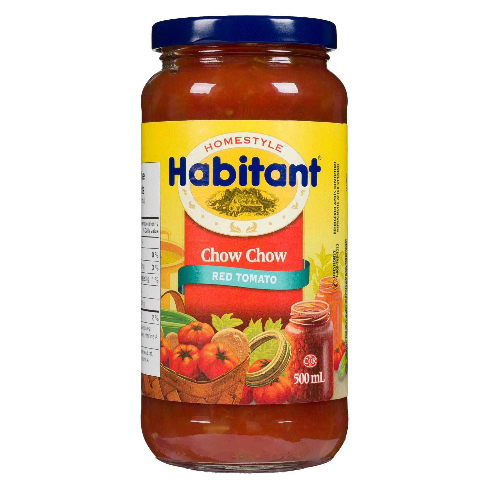 Tomate rouge au chow chow - Habitant  500mL