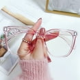 thumbnail image 3 of sunsanly Blue Light Blocking Glasses Unisex Clear View Large Frame Strong Hinge Smooth Transparent with Rim Eye Protection Clear Bluelight Glasses Spectacles, 3 of 8