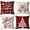 A-xmas 25, variant on Christmas Pillow Covers 12x12 Set of 4 Red Green Xmas Decorative Throw Pillows Christmas Tree Deer Santa Pillow Cases Home Outdoor Sofa Couch Cushion Covers for Christmas Decorations (12 by 12)