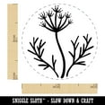 thumbnail image 2 of Blooming Dill Weed Plant Self-Inking Rubber Stamp Ink Stamper - Brown Ink - Mini 1/2 Inch, 2 of 7