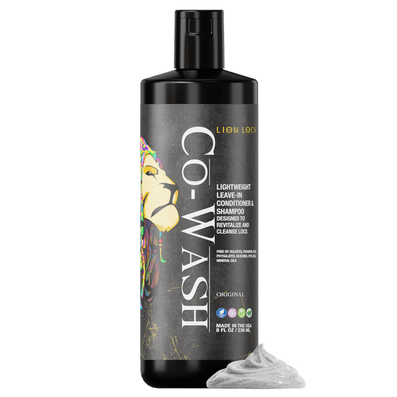 Lion Locs Co-Wash Shampoo and Conditioner for Dreadlocks, Dreads, Locs & Natural Hair | Vegan