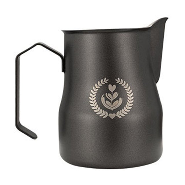 Mosiee Elegant Design Coffee Milk Frothing Pitcher Perfect Pouring And Gripping