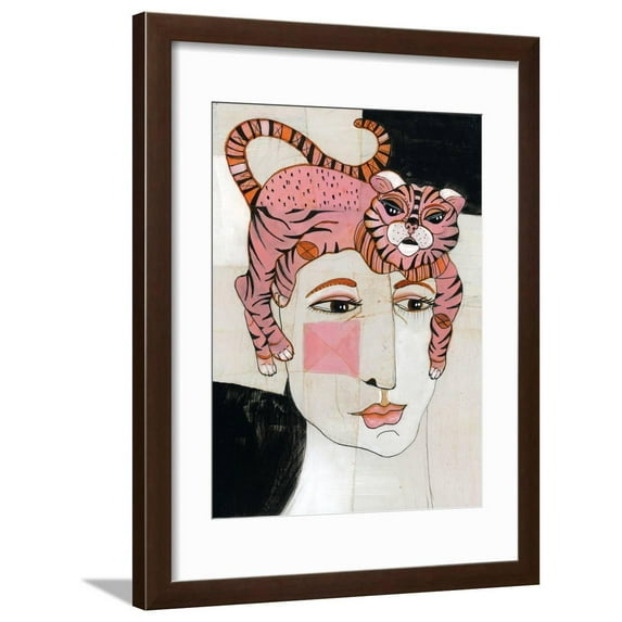 Cat Hair Framed Print Wall Art By Stacy Milrany