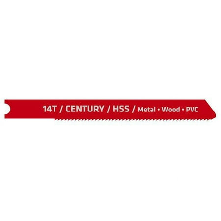 UPC: 0081838064143 | Century Drill & Tool 06414 14T High Speed Steel Jig Saw Card