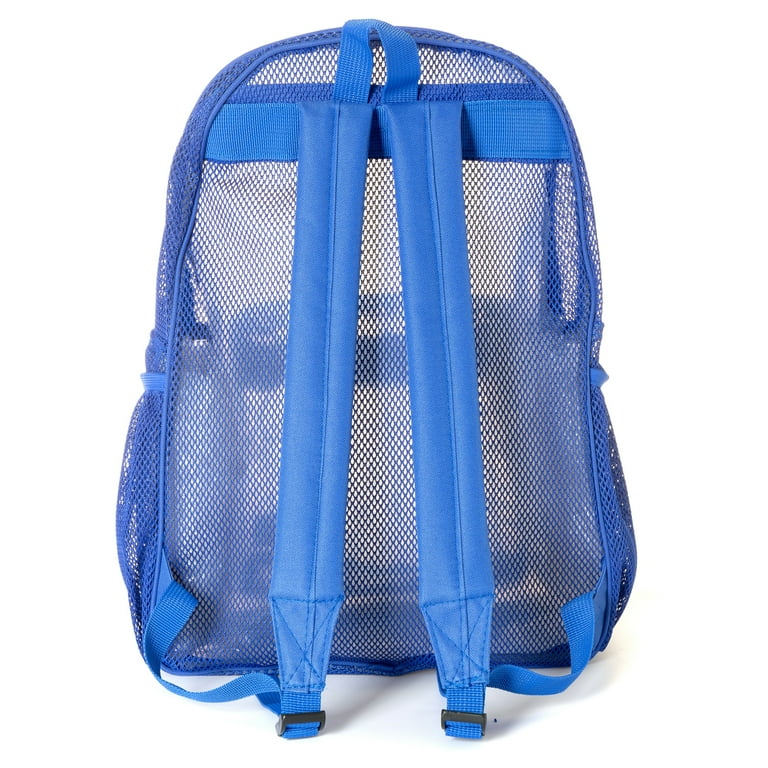 Mesh Backpack Heavy Duty Student Bookbag Quality Simple Classic School Book  Bag Travel Daypack Royal Blue - Walmart.com