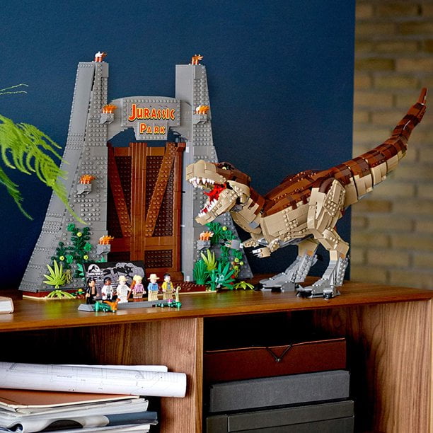 Mindre Nervesammenbrud klassisk LEGO Jurassic World Jurassic Park: T. rex Rampage 75936 Building Kit, New  2020 (3120 Pieces) - Walmart.com