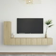 thumbnail image 6 of vidaXL TV Stand Set TV Console Sideboard Home TV Unit 3 Piece Engineered Wood, 6 of 36
