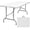 White-6FT, variant on Folding Table 6ft Portable Heavy Duty Plastic Fold-in-half 6 Foot Foldable Utility Dining Indoor Outdoor For Camping Picnic And Party  Black
