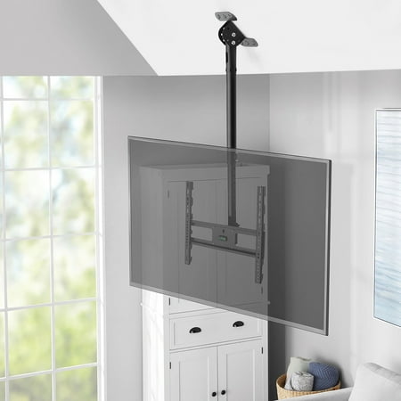 onn Full Motion Ceiling TV Mount for 26 to 65 TVs, UL Listed, Holds up to 110 lbs
