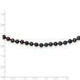 thumbnail image 5 of Auriga Fine Jewelry 14K Yellow Gold 4-5mm Black Pearl Necklace 18 inch for Women, 5 of 5