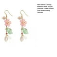 thumbnail image 7 of soumake 1 Pair Ladies Super Fairy Cherry Petal Tassel Flower Long Earrings, 7 of 7