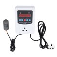 thumbnail image 1 of 1500W Digital Humidity Controller LCD Display Humidistat Plastic Timing Air Humidity Controller for Home Farm Greenhouse UK Standard 220V, 1 of 8