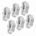 thumbnail image 2 of 6pcs Truck Bed Cover Clamps 1112514 Aluminum Low Pro Truck Cap Mounting Clamps for Most Truck Beds Silver, 2 of 5