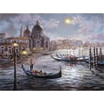 thumbnail image 2 of Boehme, Nicky 32x25 Black Ornate Wood Framed with Double Matting Museum Art Print Titled - Grand Canal Venice, 2 of 4