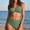 C_ Green, variant on UTSJKR Women's V Neck Solid Padded Wireless Bikini Swimsuit, High Waist 2 Piece Bathing Suit for Summer Fashion Beach Outfits White M