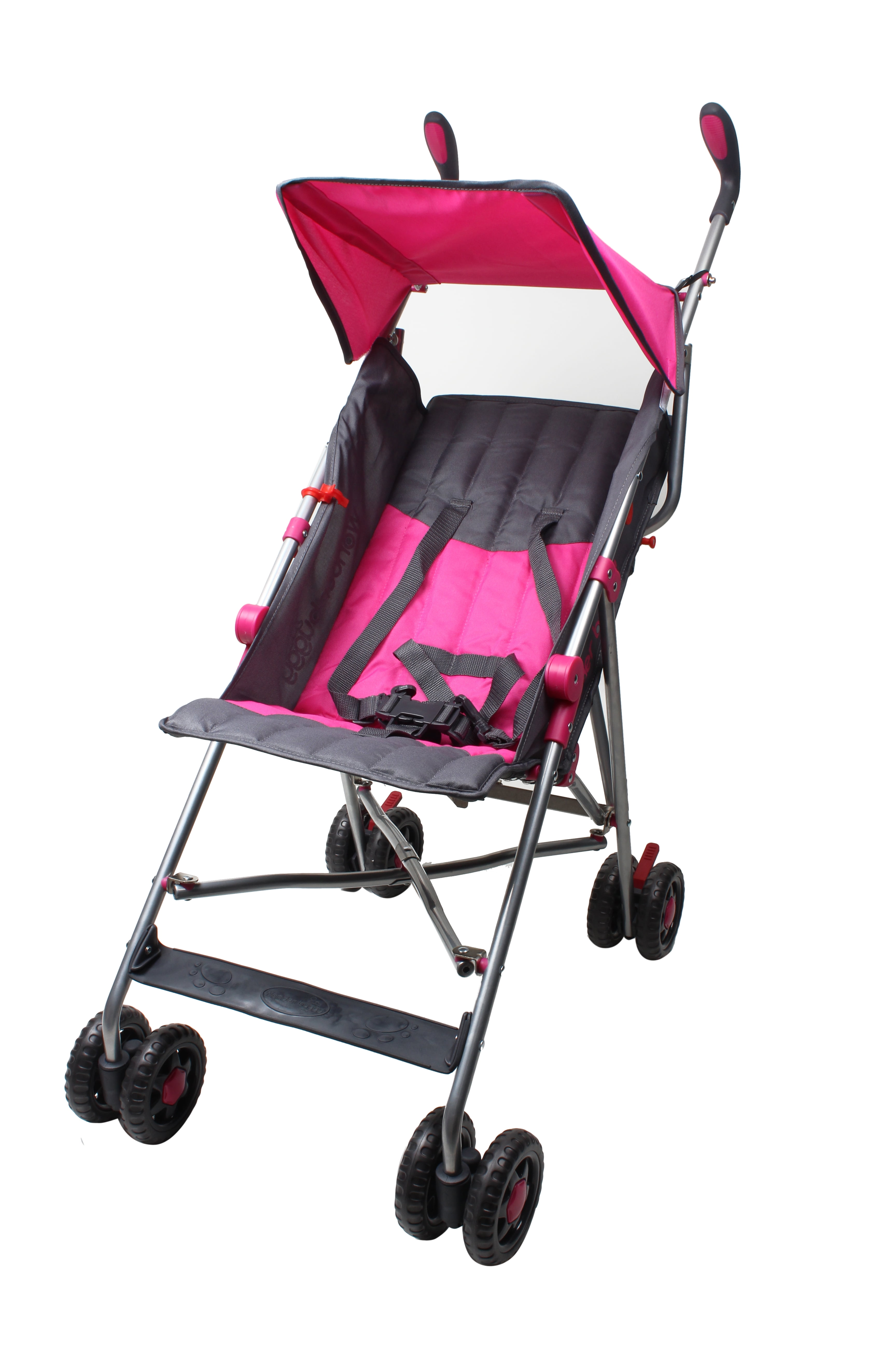 wonder buggy dakota deluxe two position stroller with canopy & storage basket