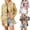 Yellow, variant on Oversized Plaid Shacket for Women Collar Pocket Long Sleeve Button Down Shirt Jacket with Pocket
