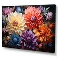 thumbnail image 2 of Designart "Dreaming of Dahlias II" Floral Wall Decor, 2 of 5