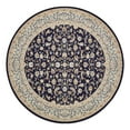 thumbnail image 3 of Unique Loom Narenj Collection Area Rug - Leeds (10' Round Navy Blue/Beige), 3 of 7
