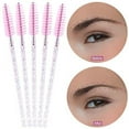 thumbnail image 3 of 300 Disposable Mascara Wands Spoolies Eye Lash Brush for Eyebrow/Eyelash Extension Pink, 3 of 8