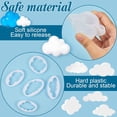 thumbnail image 3 of 13 Pieces Cloud Shape Mold Set 10 Pieces Cloud Cookie Cutters and 3 Pieces 3D Cloud Silicone Molds for DIY Candy Chocolate Cookie Fondant Cake Gum Paste Soap and Polymer Clay Decor, 3 of 7